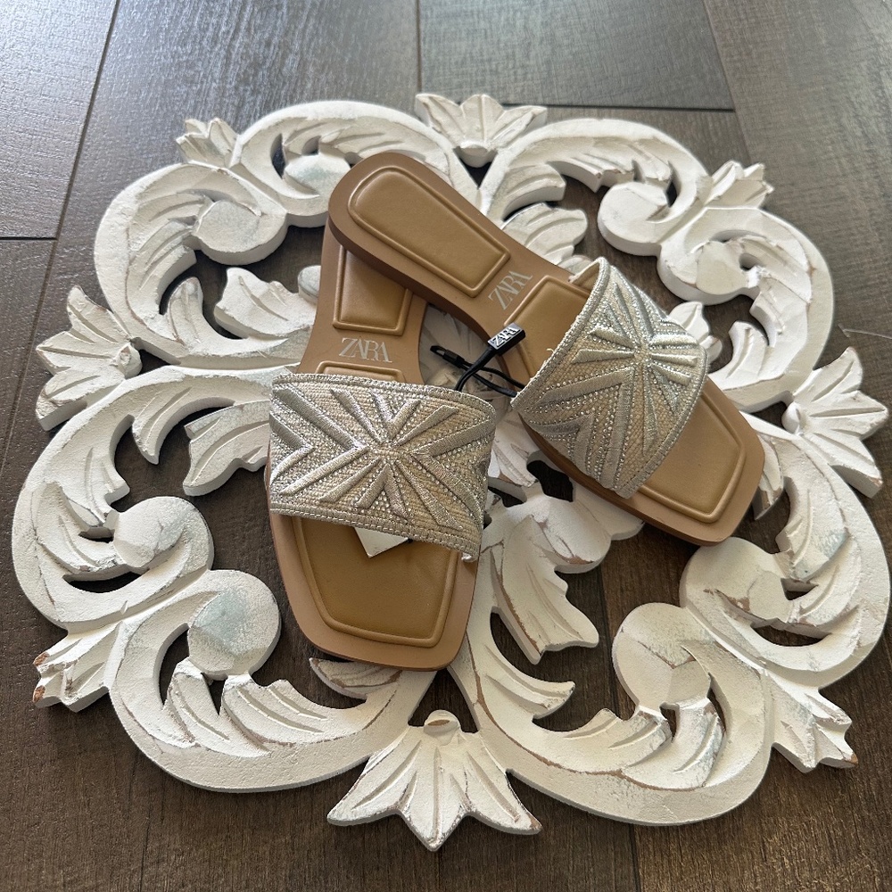 Zara slides slippers